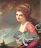 Lady Romney with Pet