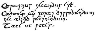 Message in Foreign Script